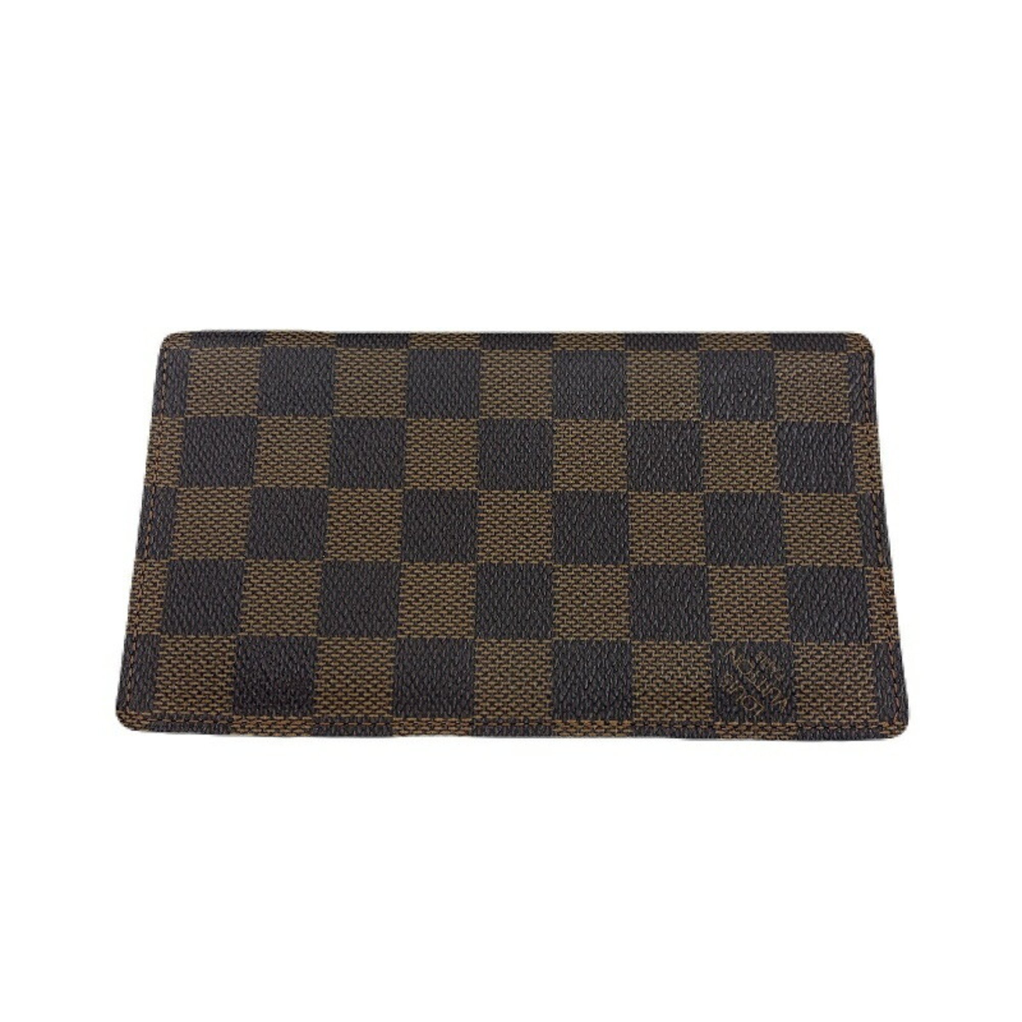 Louis Vuitton Damier Agenda Poche Notebook Cover R20703 Initials have been removed JA-19417