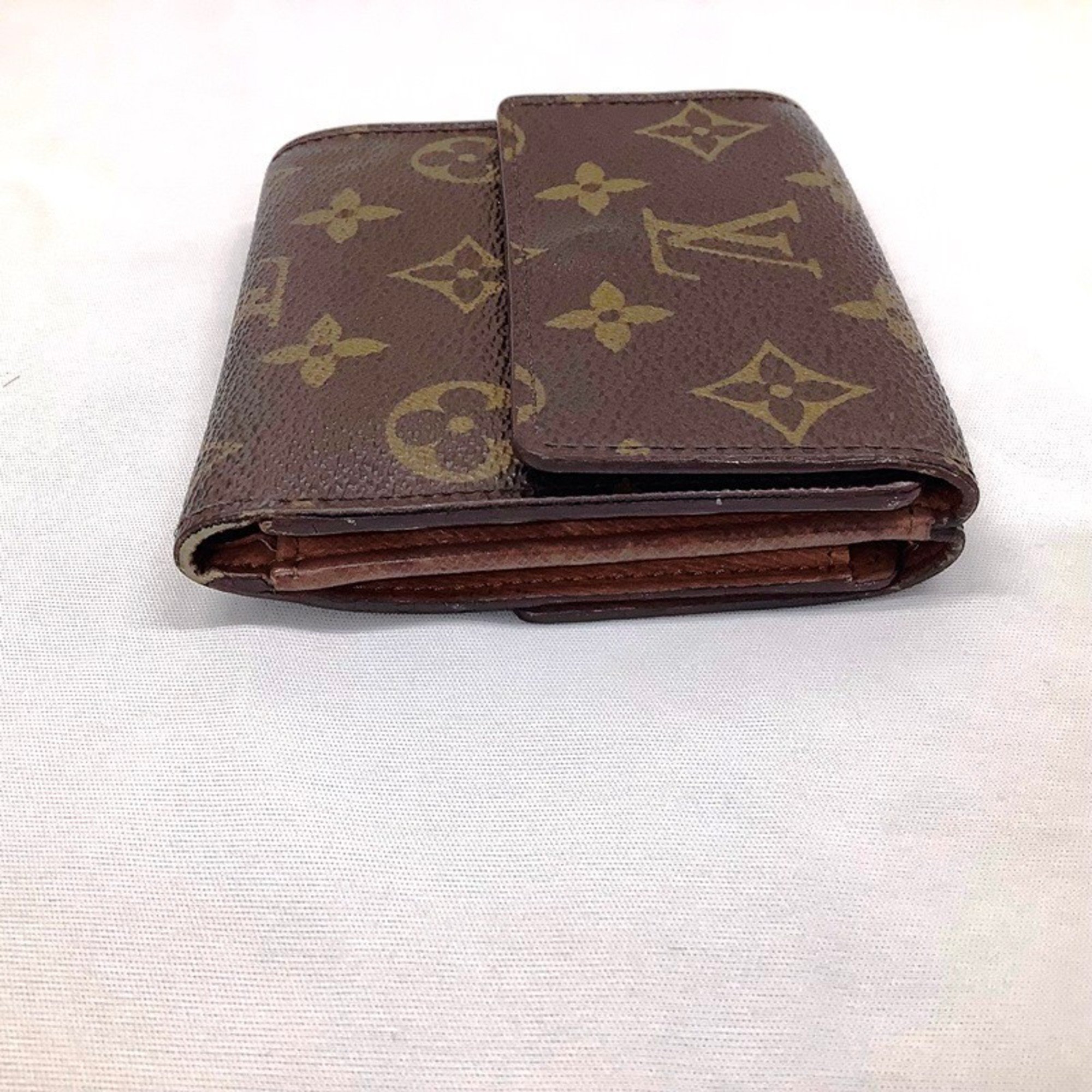 Louis Vuitton LOUIS VUITTON Porte Monnaie Bi-Fold Carte Credit Tri-Fold Wallet Leather Monogram Women's M61652 TH0976MK-473