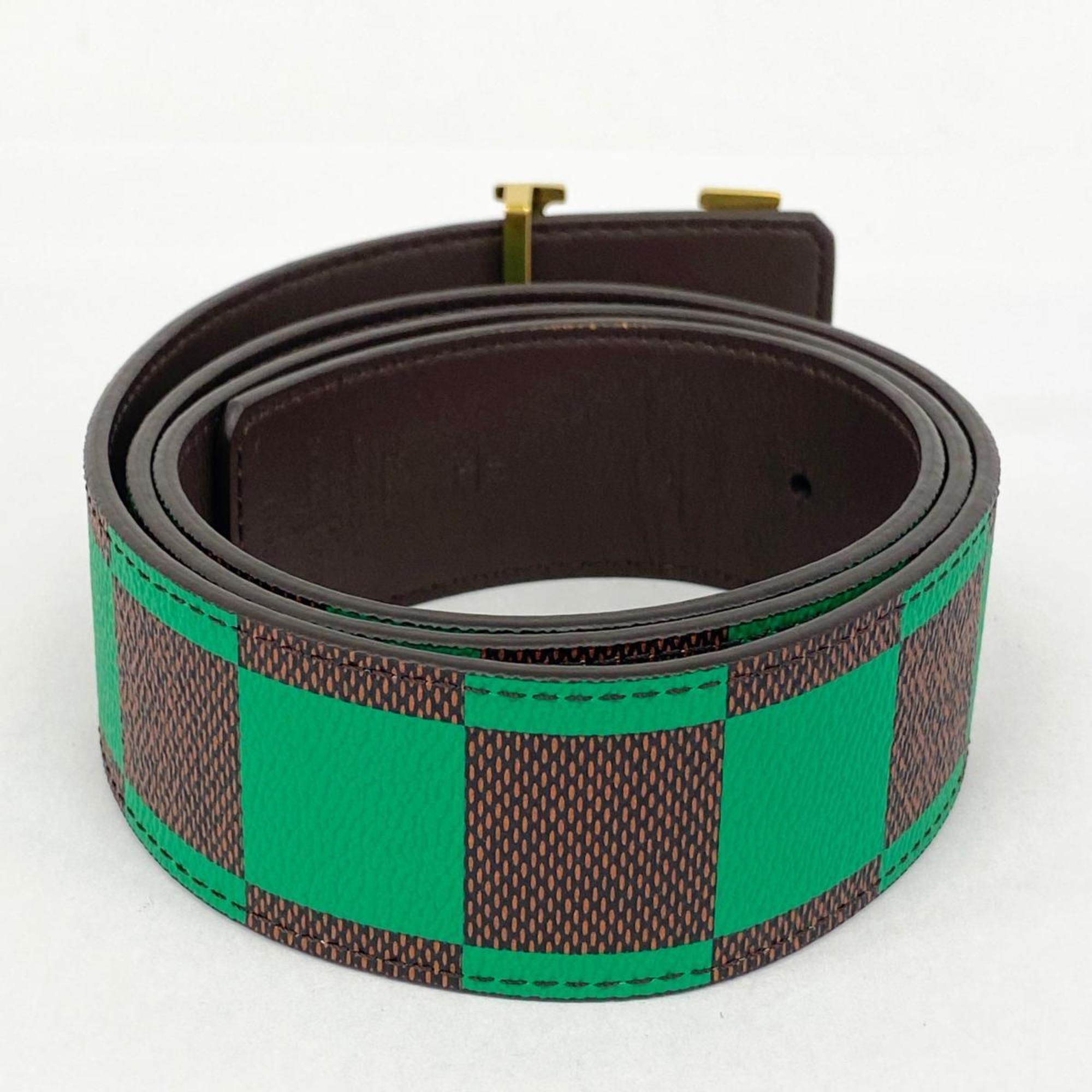 Louis Vuitton Belt LV Initial 40MM Reversible M8545V Vert Men's