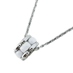 Chanel Necklace Ultra K18WG White Gold Ceramic Women's