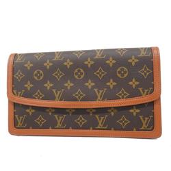 Louis Vuitton Clutch Bag Monogram Pochette Dame GM M51810 Brown Women's