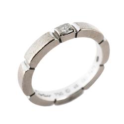 Cartier Ring Maillon Panthere 1PD Diamond K18WG White Gold Ladies