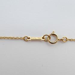 Tiffany Necklace Small Cross K18YG Yellow Gold Women's