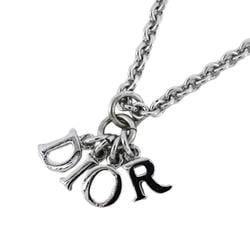 Christian Dior Necklace Metal Silver Women's