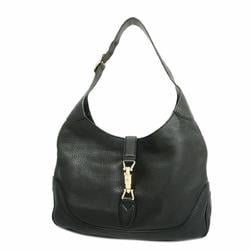 Gucci Shoulder Bag New Jackie 277520 Leather Black Women's