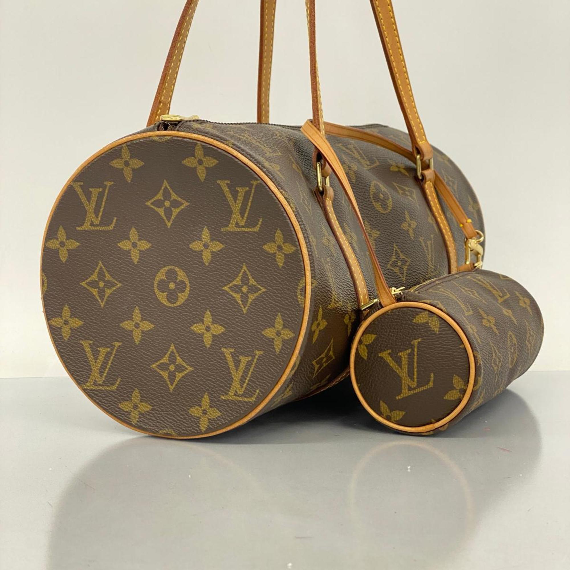 Louis Vuitton handbag Monogram Papillon 30 M51385 Brown ladies