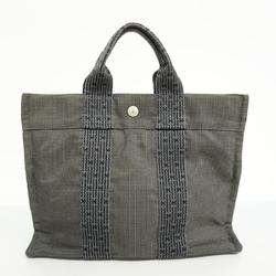 Hermes Tote Bag Air Line PM Canvas Grey Women's