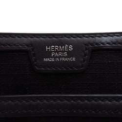 HERMES Hermes Slicked Back B Stamp Black Toile Bivouac/Swift F84 Women's Men's Bag