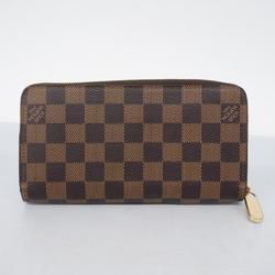 Louis Vuitton Long Wallet Damier Zippy N60015 Ebene Men's Women's