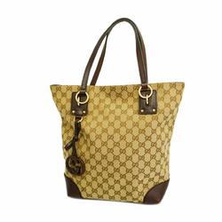 Gucci Tote Bag GG Canvas 247237 Brown Women's