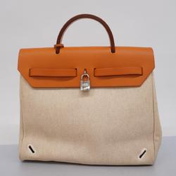 Hermes Backpack Airbag Ad PM C Stamp Toile H Natural Women's