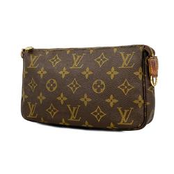 Louis Vuitton Pouch Monogram Pochette Accessoires M51980 Brown Women's