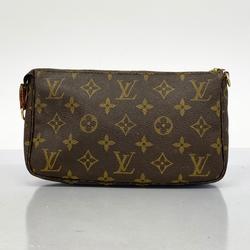 Louis Vuitton Pouch Monogram Pochette Accessoires M51980 Brown Women's