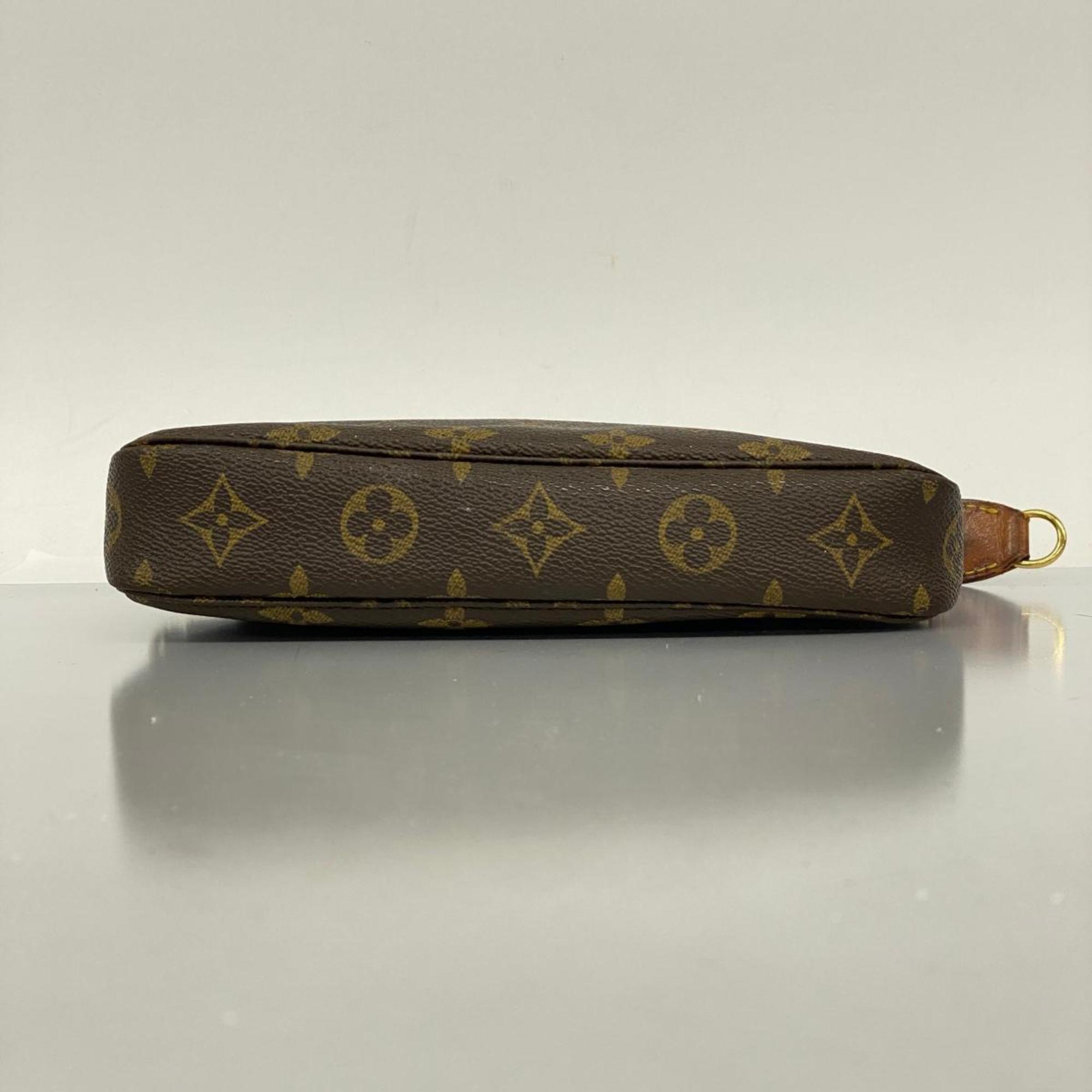 Louis Vuitton Pouch Monogram Pochette Accessoires M51980 Brown Women's