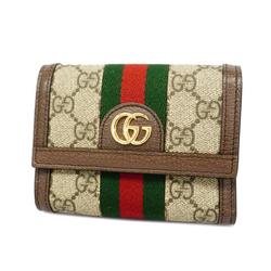 Gucci Ophidia Tri-fold Wallet 625703 Brown Men's Women's