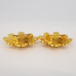 Chanel Earrings Coco Mark GP Plated Gold 04P Women's