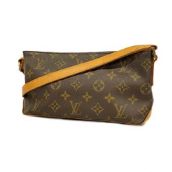 Louis Vuitton Shoulder Bag Monogram Trotter M51240 Brown Ladies