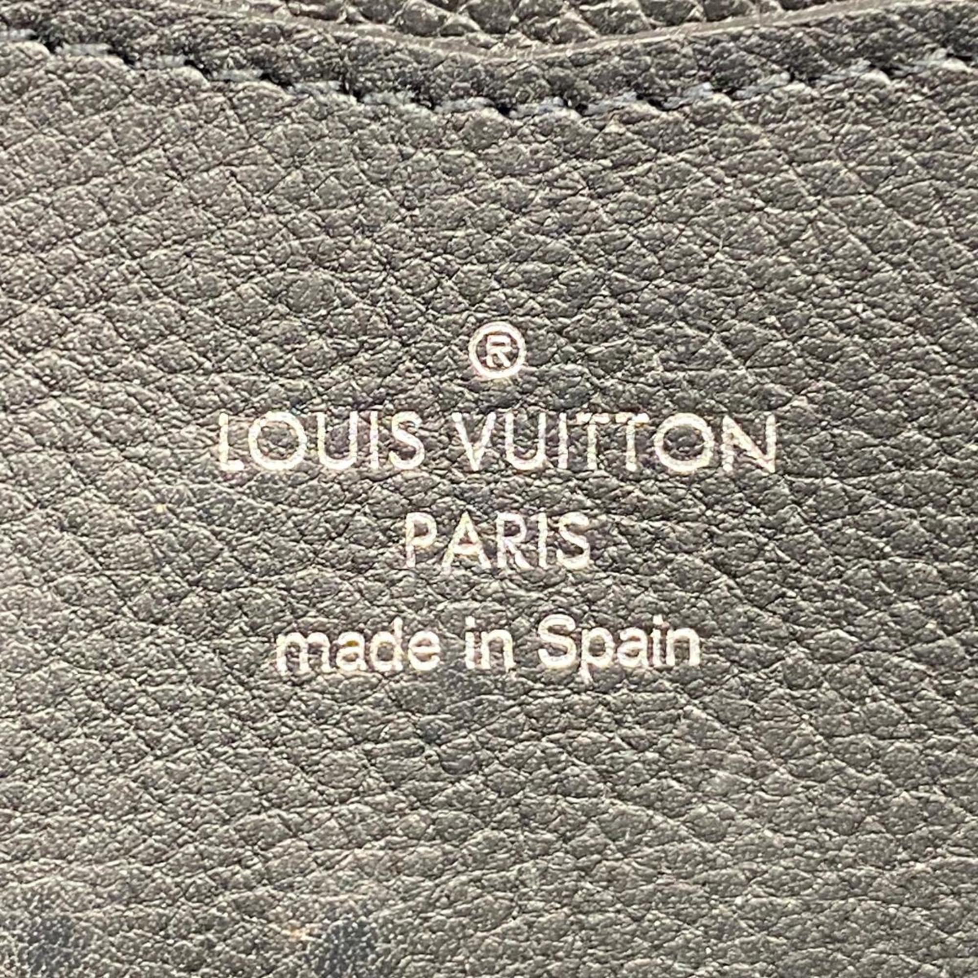 Louis Vuitton Long Wallet Zippy Lock Me M62622 Noir Ladies