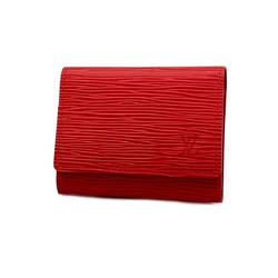 Louis Vuitton Business Card Holder Epi Envelope Carte de Visite M5658E Rouge Ladies