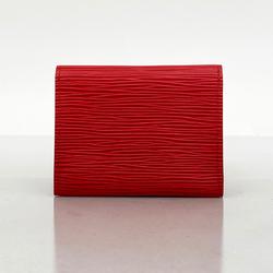 Louis Vuitton Business Card Holder Epi Envelope Carte de Visite M5658E Rouge Ladies