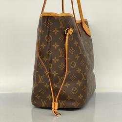 Louis Vuitton Tote Bag Monogram Neverfull MM M46987 Brown Cerise Ladies