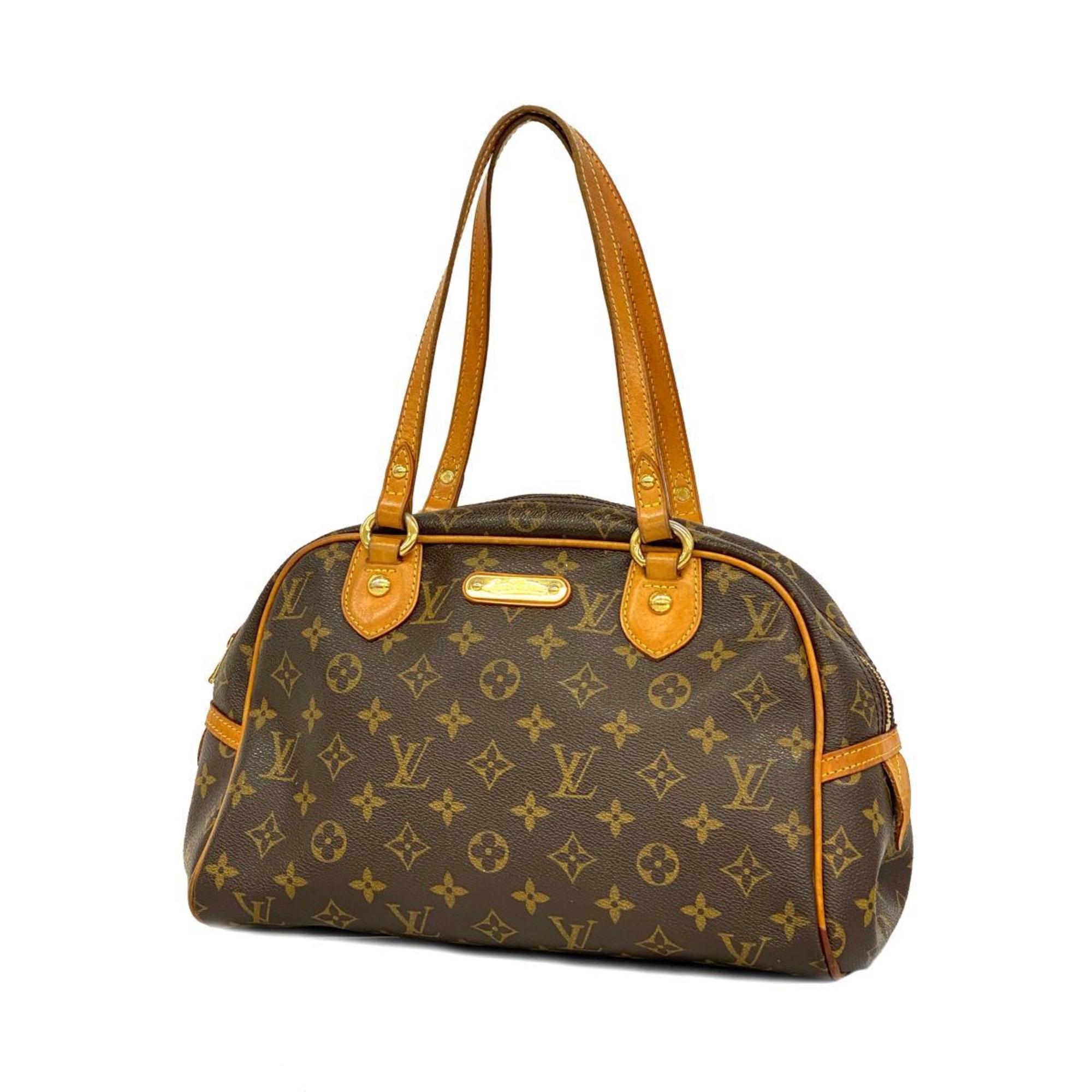 Louis Vuitton Tote Bag Monogram Montorgueil PM M95565 Brown Women's