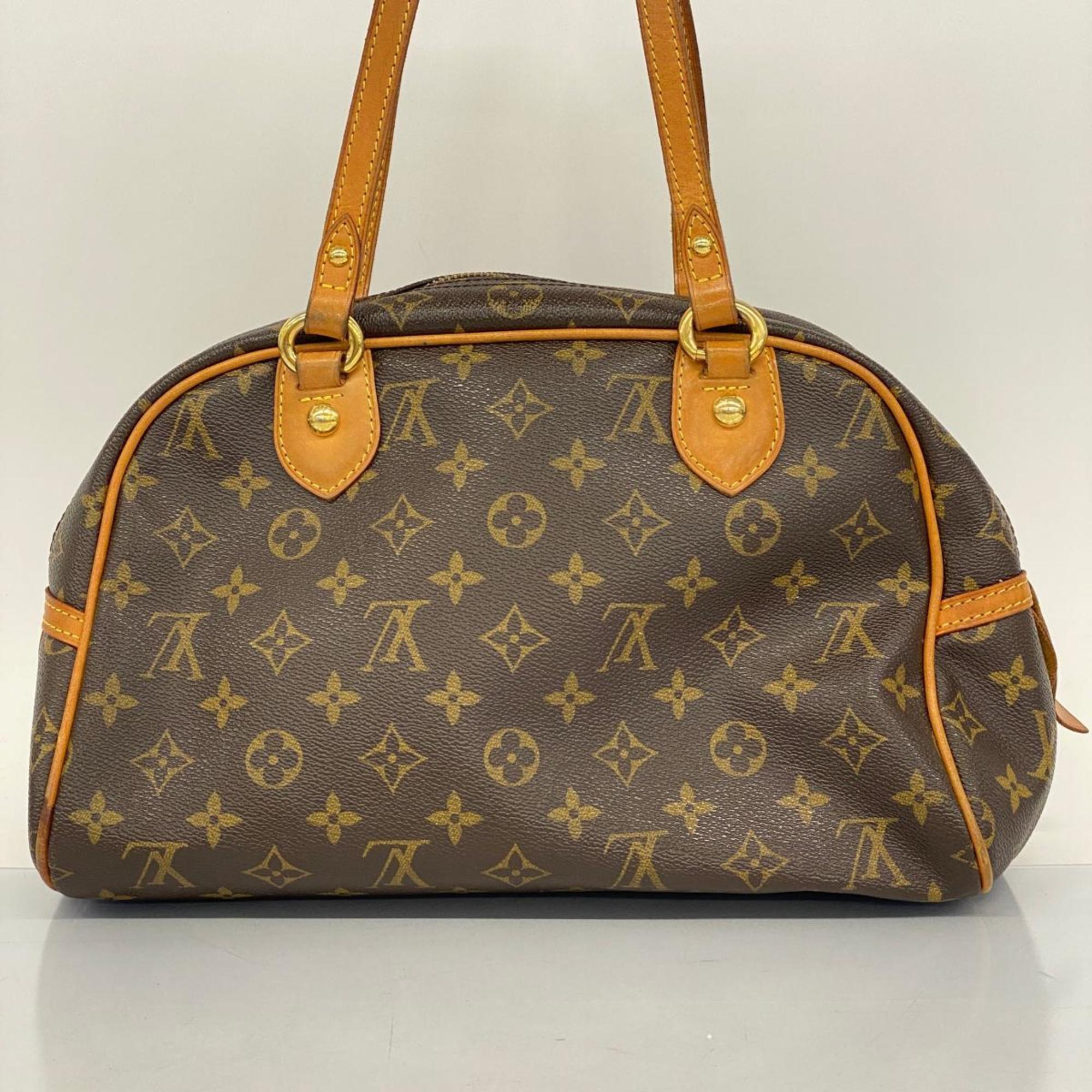 Louis Vuitton Tote Bag Monogram Montorgueil PM M95565 Brown Women's