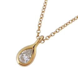 Tiffany Necklace By the Yard Shape 1PD Diamond K18PG Pink Gold Women's