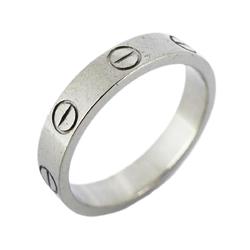 Cartier Ring Love K18WG White Gold Ladies