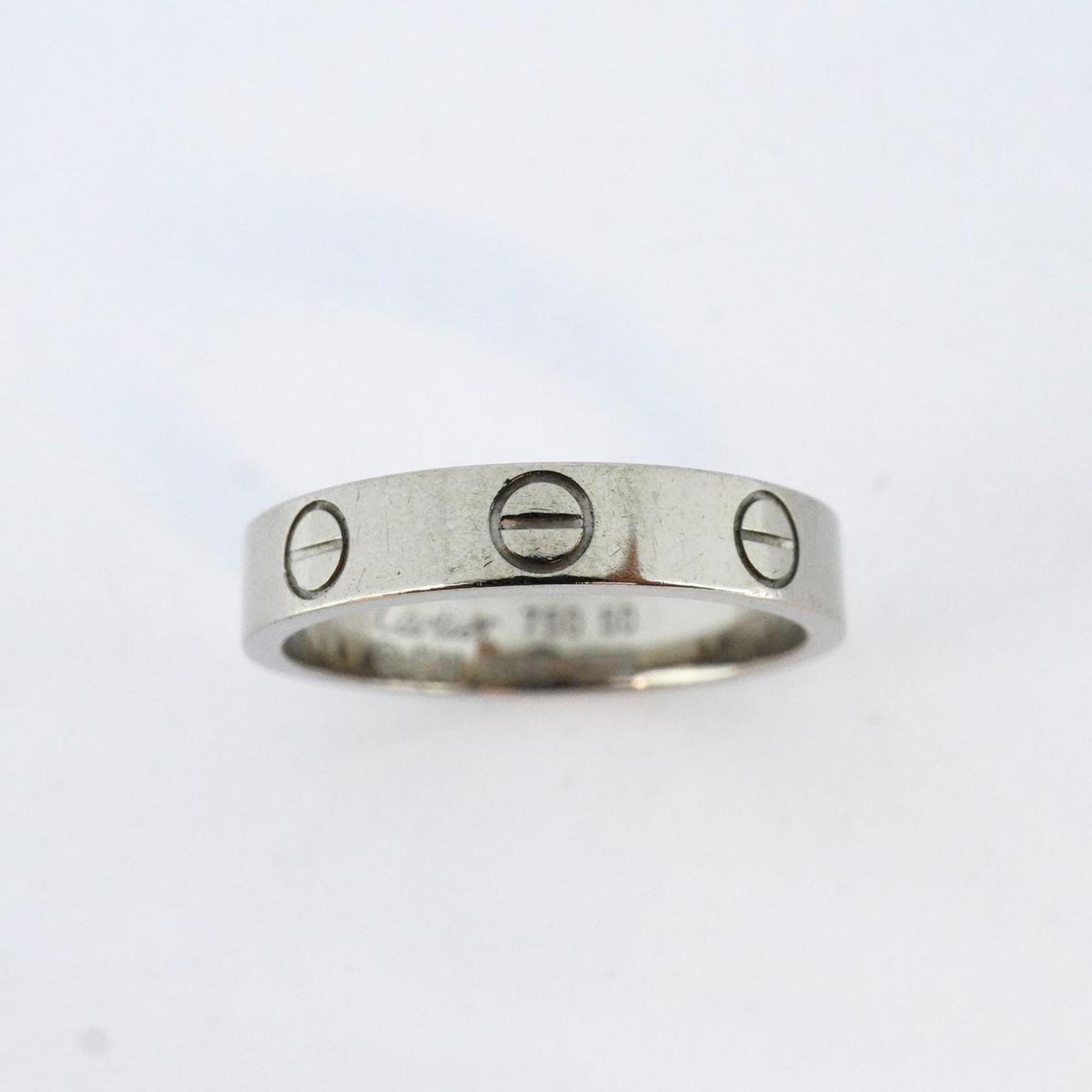 Cartier Ring Love K18WG White Gold Ladies