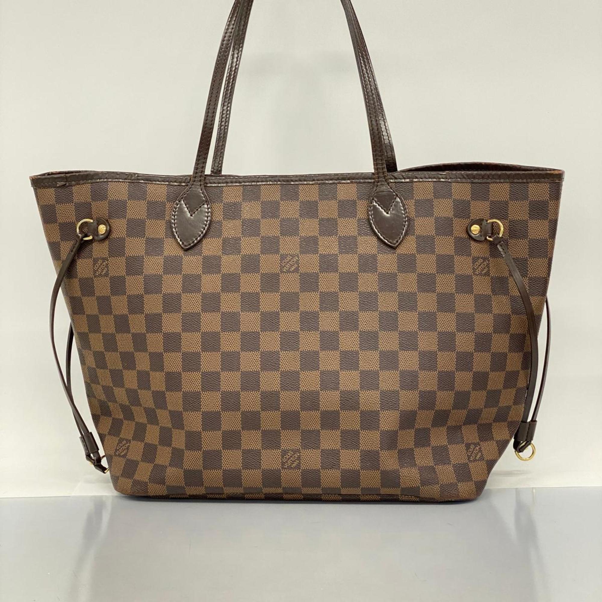 Louis Vuitton Tote Bag Damier Neverfull MM N51105 Ebene Women's