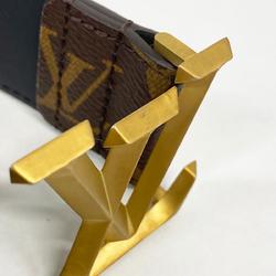 Louis Vuitton Belt Monogram LV Pyramid 40MM M0422V Brown Men's