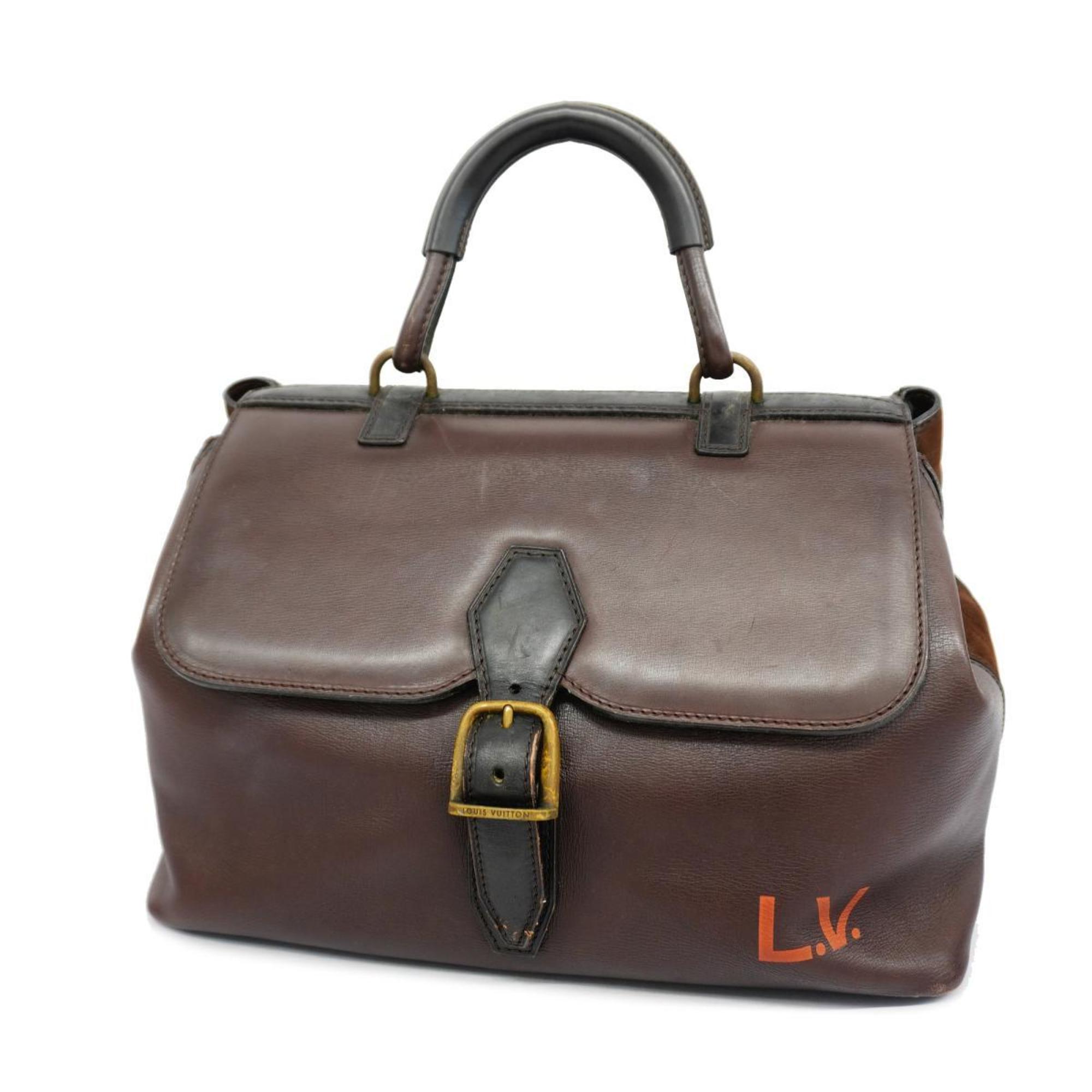 Louis Vuitton Boston Bag Utah Doctors M95064 Cafe Men's