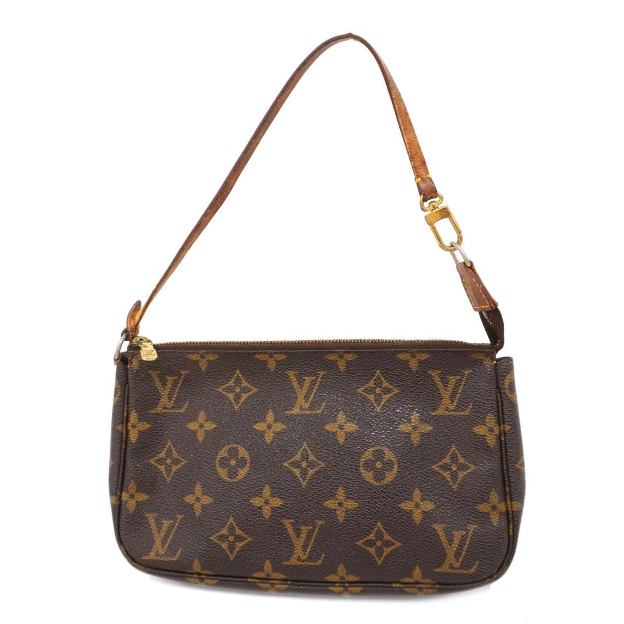 Louis Vuitton Pouch Monogram Pochette Accessoires M51980 Brown Women's