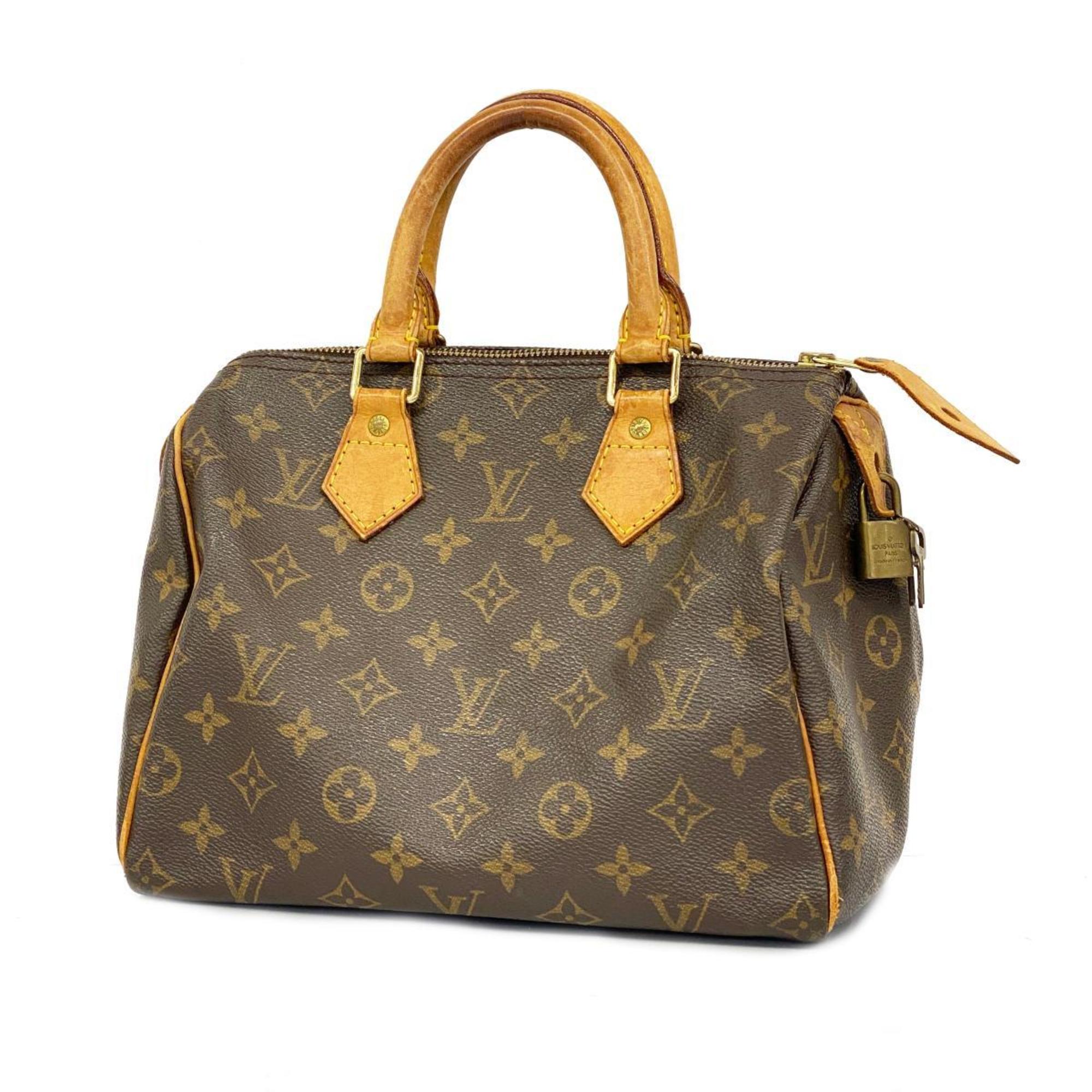 Louis Vuitton Handbag Monogram Speedy 25 M41109 Brown Ladies