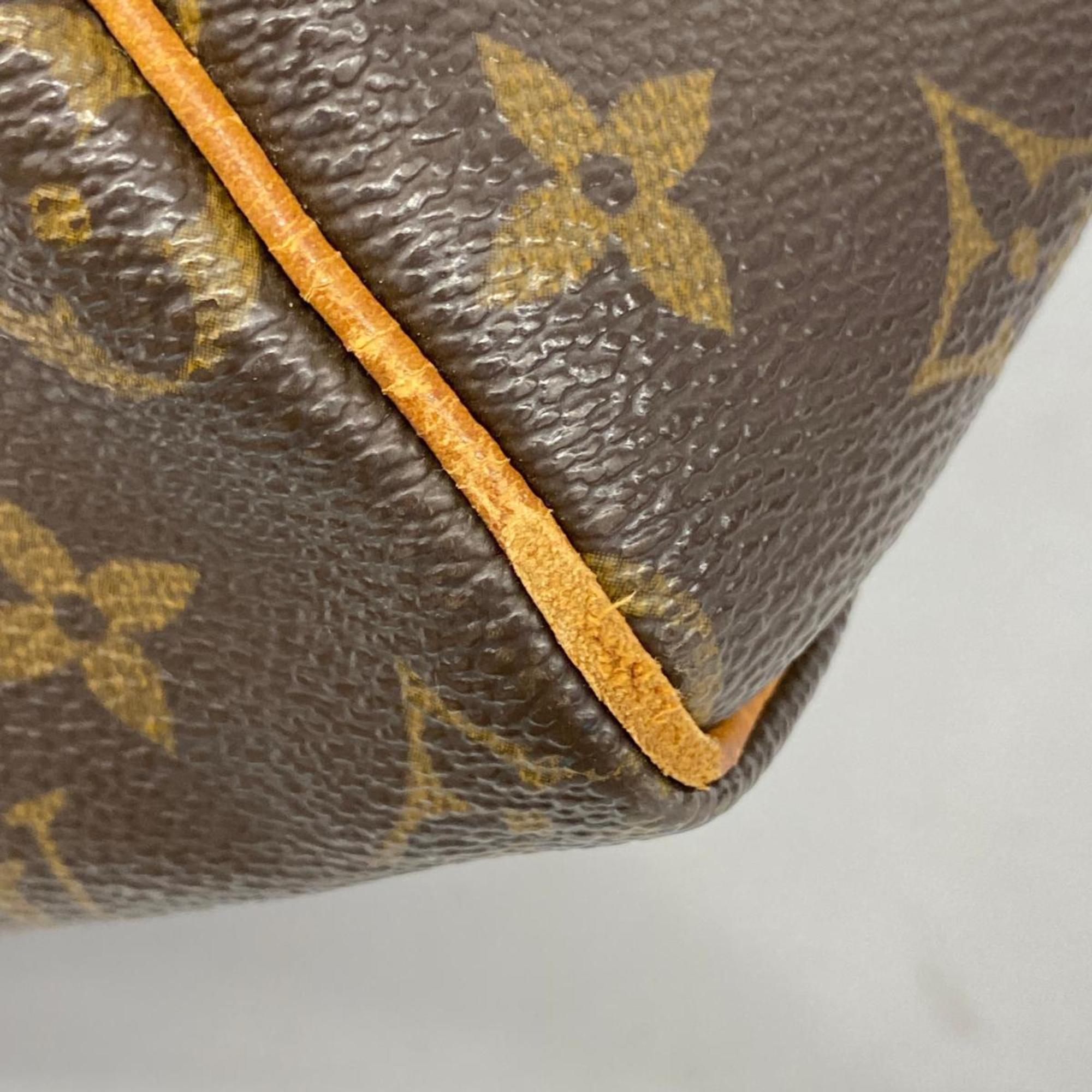 Louis Vuitton Handbag Monogram Speedy 25 M41109 Brown Ladies