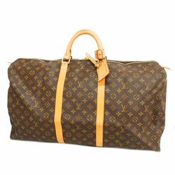 Louis Vuitton Boston Bag Monogram Keepall 60 M41422 Brown Men's Women's