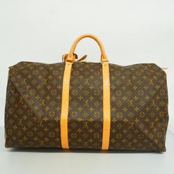 Louis Vuitton Boston Bag Monogram Keepall 60 M41422 Brown Men's Women's