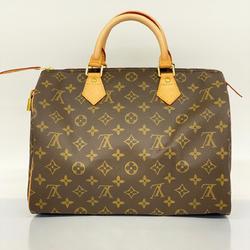 Louis Vuitton Handbag Monogram Speedy 30 M41108 Brown Ladies