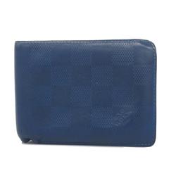 Louis Vuitton Billfold Damier Infinie Portefeuille Multiple N63206 Neptune Men's