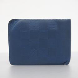 Louis Vuitton Billfold Damier Infinie Portefeuille Multiple N63206 Neptune Men's