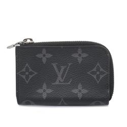 Louis Vuitton Wallet/Coin Case Monogram Eclipse Porte Monnaie Jour M63536 Black/Grey Men's