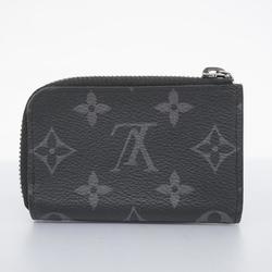 Louis Vuitton Wallet/Coin Case Monogram Eclipse Porte Monnaie Jour M63536 Black/Grey Men's