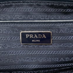 Prada Shoulder Bag Nylon Navy Women's