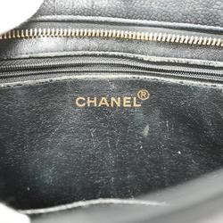 Chanel Tote Bag Reproduction Caviar Skin Black Women's