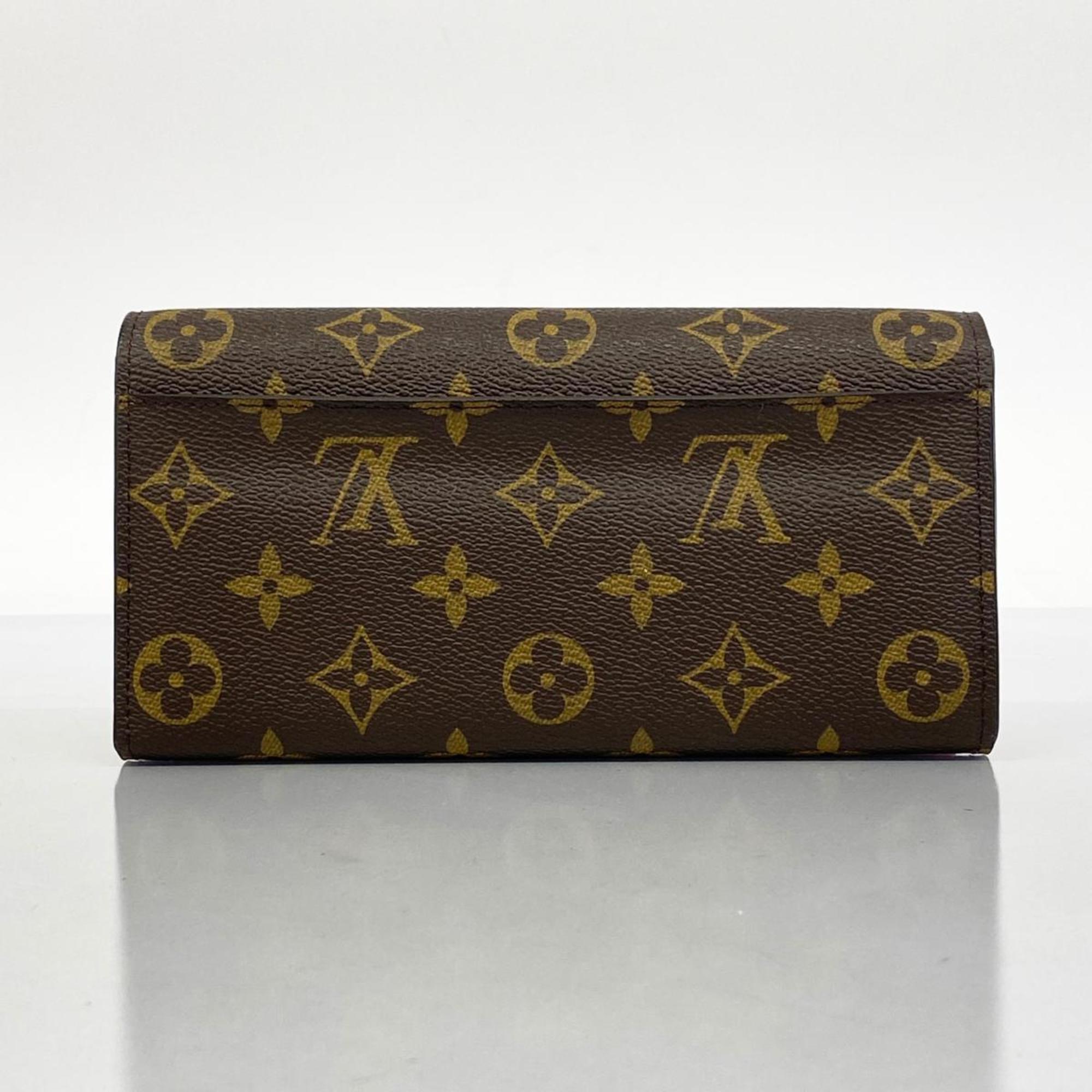 Louis Vuitton Long Wallet Monogram Holiday Collection Portefeuille Sarah M63424 Women's