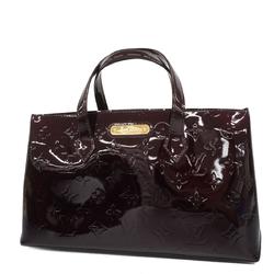 Louis Vuitton Tote Bag Vernis Wilshire PM M93641 Amaranth Women's