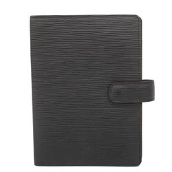 Louis Vuitton Notebook Cover Epi Agenda MM R20042 Noir Men's Women's