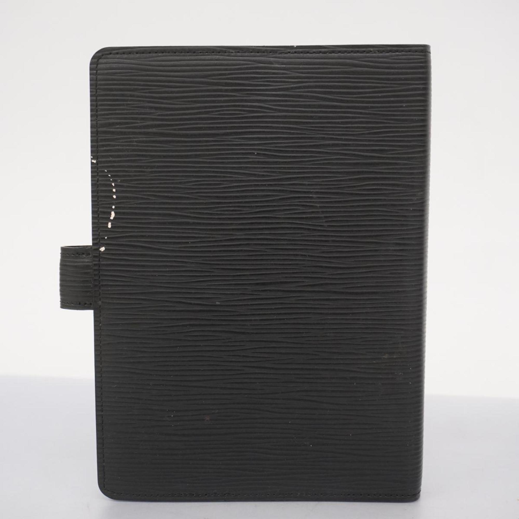 Louis Vuitton Notebook Cover Epi Agenda MM R20042 Noir Men's Women's