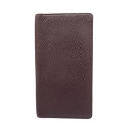 Louis Vuitton Long Wallet Taiga Porte Valeur Carte Credit M30396 Acajou Men's